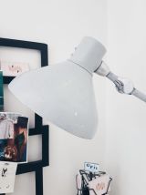 Lampe Atelier JUMO GS1 grise style JIELDE Lampe bureau Indus