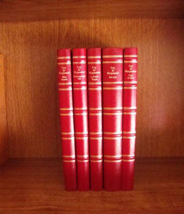 LOT DE 5 ROMANS DE GUY DE MAUPASSANT