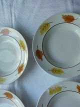 6 assiettes creuses Orchies
