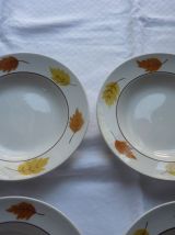 6 assiettes creuses Orchies