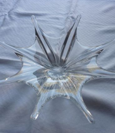 Coupe a fruits etoilee cristal Baccarat