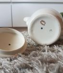 Ancienne Cafetiere / Theiere en porcelaine de Gien - Made in