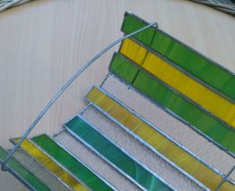 Applique en vitrail