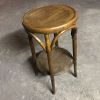 Tabouret ancien en bois style Thonet