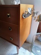 Commode vintage pieds compas