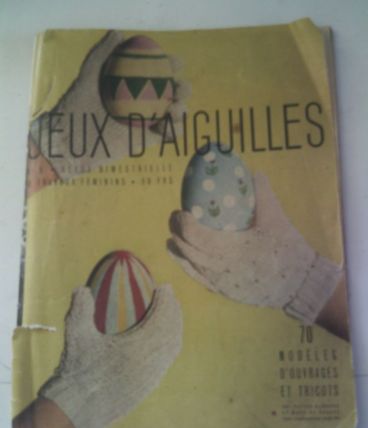 Livre jeux d'aiguilles modéles d'ouvrages et tricots N'6 
