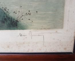 Aquateinte Henri Jourdain Original numéroté