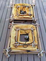 Lanternes en bambou et tissu lin