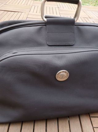 Sac de Voyage P. Balmain anthracite, Vintage,  intérieur 