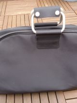 Sac de Voyage P. Balmain anthracite, Vintage,  intérieur 