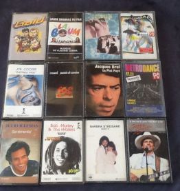 42 cassettes audio