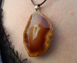 pendentif pierre Agate Druzy 