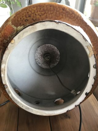 Pied de lampe céramique vintage