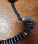 Collier en bois et métal 