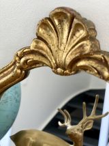 Ancien miroir doré vintage