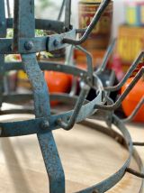 Egouttoir porte bouteilles hérisson vintage