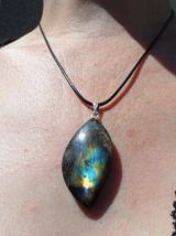 pendentif pierre Labradorite