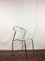 Paire de chaises en plexiglas 80s