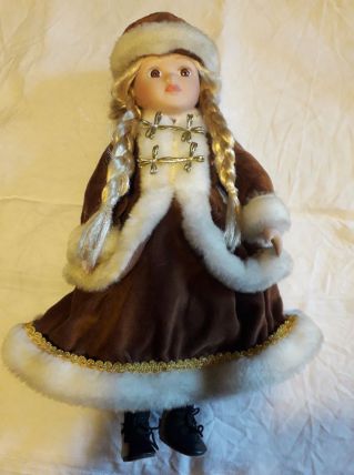 Poupee vintage tête porcelaine
