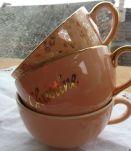 Ensemble tasses Villeroy et Boch rose