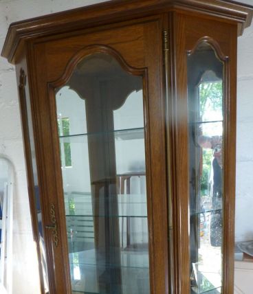Argentier Vitrine  en chêne
