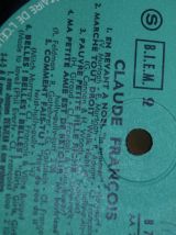 33 Tours Claude François 1963 
