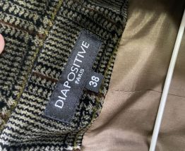 Blazer à carreaux vintage size S