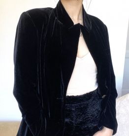 Velvet blazer