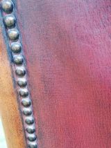 Véritable Rocking chair Chesterfield a restauré