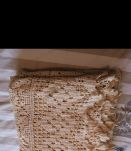 Couvre-lit ancien au crochet