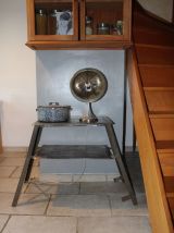 Table, console industrielle, vintage