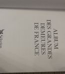 Livre Album des grandes demeures de France 