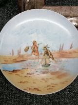 Anciennes assiettes en porcelaine de Limoges 