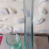 Vases en verre transparent