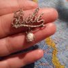 Broche vintage en argent 