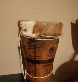 Tambourin vintage africain 