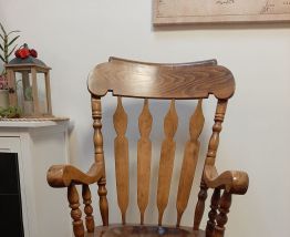 Rocking chair chêne massif