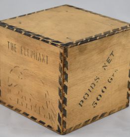 Boite à thé Elephant en bois