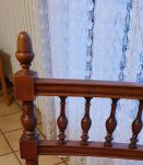 4 Chaises en bois et cannage, 