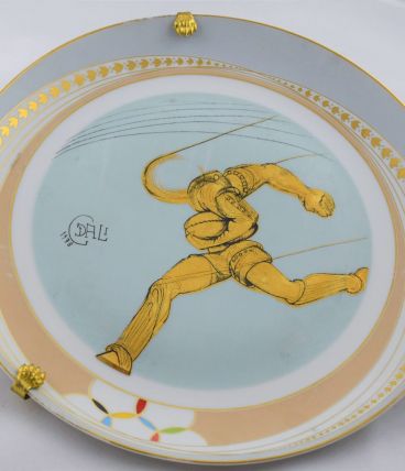 Assiette Salvador Dali Deportes Rugby