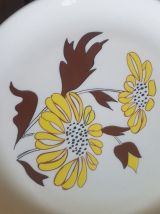 4 assiettes à dessert vintage - Sovirel France