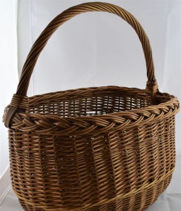 Panier en osier ancien