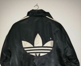  Veste Bomber Noir Blanc Vintage Firebird Run DMC 