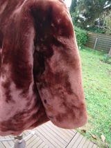 Veste fourrure véritable Mouton doré 1955 aucune usure parfa
