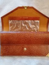 Portefeuille en cuir vintage 