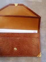 Portefeuille en cuir vintage 