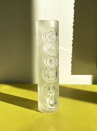 Vase en cristal vintage Peill &amp; Putzler