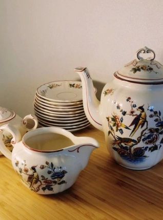 Service café Villeroy &amp;Boch Phoenix rouge