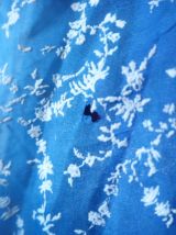 Authentique robe full circle en organdi vintage 50's