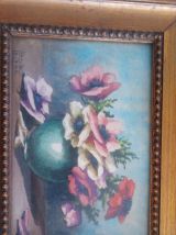 Peinture ancienne Louise le cerf